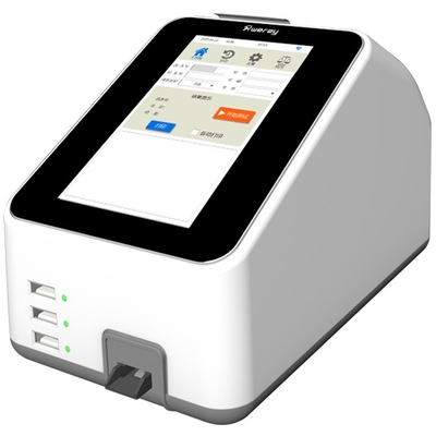 Analizador inmuno de la fluorescencia completamente automática conveniente para el hospital de la comunidad