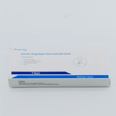 Equipos rápidos de la prueba del antígeno disponible de diagnóstico, aprobación coloidal del SGS de Kit With de la prueba del oro