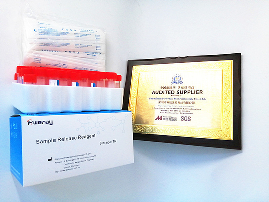 Aprisa resulta la polimerización en cadena de autoprueba no invasor Kit Virus Sample Release Reagent 5ml