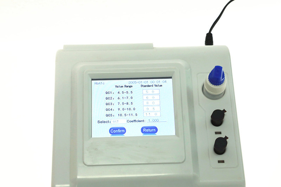 Analizador semi auto de CRP HbA1c/analizador específico de la proteína con tacto del LCD
