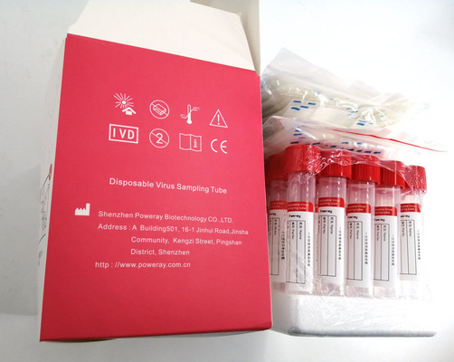 Esterilización disponible VTM Kit Diagnostic 6ml del óxido de etileno