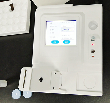 La muestra de sangre automatizó completamente el analizador Glycohemoglobin de Hba1c