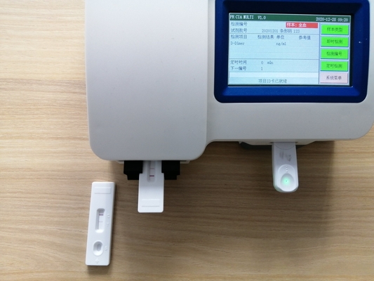 Prueba rápida coloidal de IgG IgM del analizador del immunoensayo del oro POCT