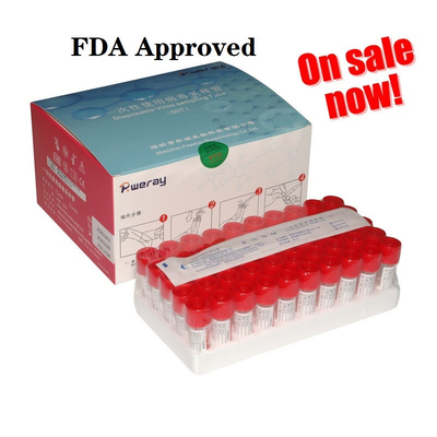 esponja del ARN VTM Kit Nasal Nasopharyngeal Throat Nylon de la colección de espécimen del virus 3ml