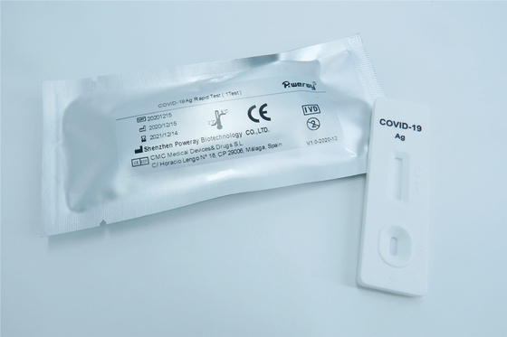 El ISO certificó la prueba rápida Kit High Sensitivity de la saliva del antígeno de los equipos de la prueba de 15mins Covid 19