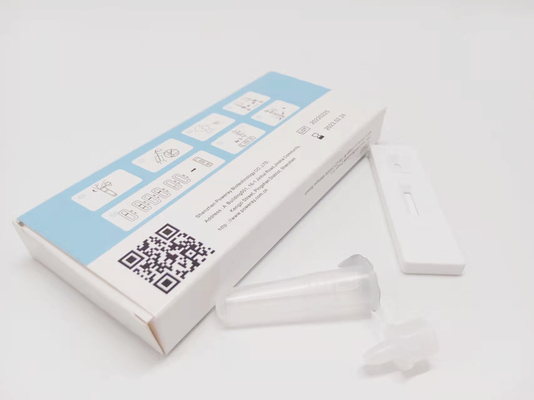Prueba rápida de la esponja del antígeno de los equipos de la prueba del pequeño paquete SARS-CoV-2 con el almacenador intermediario de la muestra