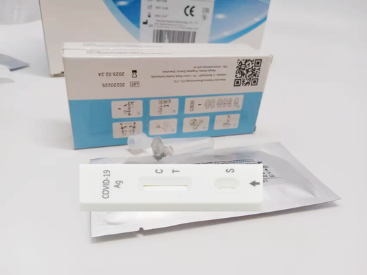 Prueba nasal de la esponja del antígeno in vitro de la diagnosis con la aprobación del ISO