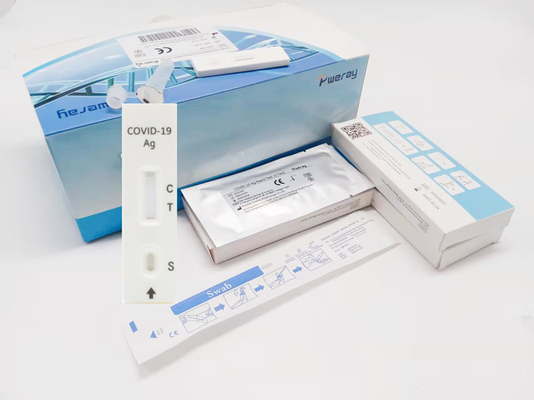 Diagnosis in vitro de la esponja de la saliva de la prueba rápida nasal del antígeno médica